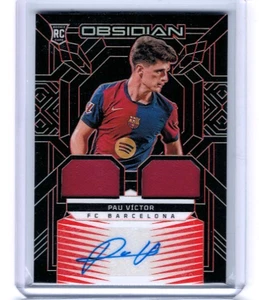 2024-25 Panini Obsidian Pau Victor Dual Jersey Auto #'ed 032/149 - Picture 1 of 1
