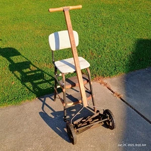 Duracrest Reel Mower, 12-inch Width of Cut, "Made in USA" - Picture 1 of 22