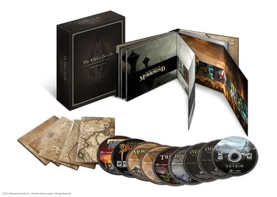 The Elder Scrolls Anthology PC Complete CIB w/ All 9 Discs-Maps-Slipcover-Code - Image 1 of 4