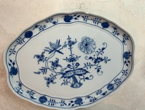 Meissen Germany - Blue Onion - Crossed Swords 2 Oval Serving Platters 13”ea - Picture 1 of 4