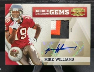 2010 Gridiron Gear Gems Mike Williams Trikots Auto Prime Player Worn Patch /10 - Bild 1 von 4