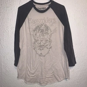 Y2K Affliction Easyriders Edizione Limitata David Mann Skull Biker Goth Shirt XL - Foto 1 di 4