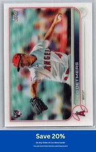 Reid Detmers 2022 Topps 3D #201 Rookie Los Angeles Angels I67 - Picture 1 of 2