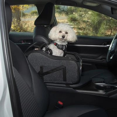 Center Console Dog Car Seat for Small Dogs & Cats, Secure Armrest Pet Carrier... - Image 1 of 4