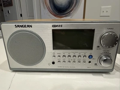 Sangean WR-2 AM / FM-RBDS Wooden Cabinet Digital Tuning Receiver. PARTS. Read. - Image 1 of 4