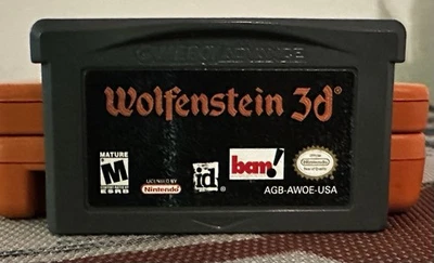 Nintendo Gameboy Advance - GBA - Wolfenstein 3D - Game Only - Authentic - Image 1 of 3