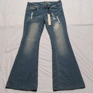 Dollhouse Vintage Y2K The Love Story Original Sup Low Rise Schlagjeans Neu mit Etikett Gr. 7 - Bild 1 von 7