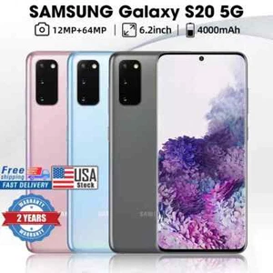 NEW Sealed Samsung Galaxy S20+ Plus 5G G986U 128/256GB Factoty Unlocked US STOCK - Picture 1 of 7