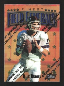 1997 Topps Finest Football #51 Dave Brown