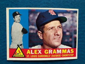 Tarjeta de béisbol 1960 Topps Alex Grammas #168 (nm) - Imagen 1 de 2