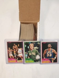 1981-82 Topps Basketball set (1-110) - Magic Johnson,Larry Bird,Kareem - Picture 1 of 1