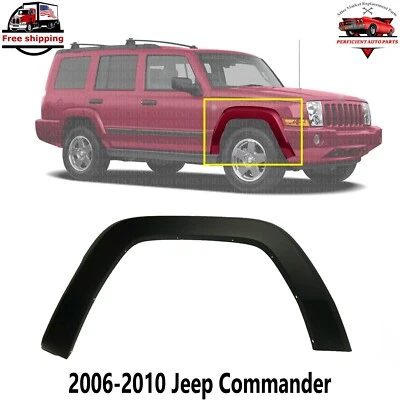 Nuevo guardabarros delantero derecho lado pasajero acampanado preparado para Jeep Commander 2006-2010 Foto 1 de 4