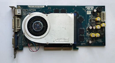 Asus N6800XT nVidia GeForce 6800XT 128MB AGP VGA Card 208 - Image 1 of 2