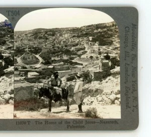T504 Home of Child Jesus Nazareth Palestine Keystone Stereoview - Picture 1 of 3