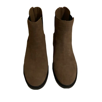 Vince Camuto Leather Suede Chelsea Boots Kelivena Sable Size 9 - Изображение 1 из 4