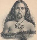 Maori-Weib / Behausung eines Maorikönigs