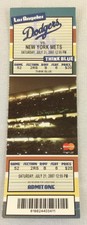 MLB 2007 07/21 New York Mets at LA Dodgers Full Ticket-Carlos Beltran HR #222