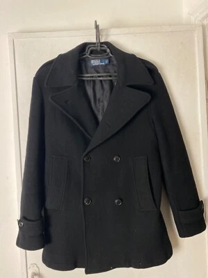 Abrigo de lana vintage Polo Ralph Laurent para hombre talla grande Foto 1 de 4