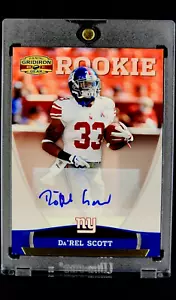 2011 Panini Gridiron Gear Auto 167 Da 'Rel Da'Rel Scott RC Rookie Autograph /299 - Picture 1 of 10