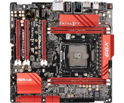 ASRock Fatal1ty X99M Killer/3.1 Motherboard M-ATX Intel X99 LGA2011-3 CORE XEON - Image 1 of 2