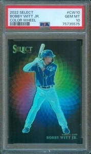 2022 Panini Select BOBBY WITT JR. Color Wheel #CW10 Royals PSA 10 Pop 3