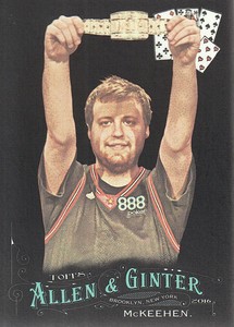 2016 Topps Allen and Ginter X Baseball #158 Joe McKeehen Poker Champion