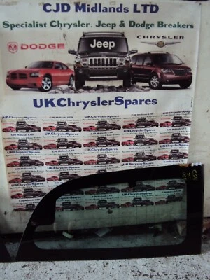 CHRYSLER GRAND VOYAGER 2012-14 DRIVERS O/S REAR GLASS RIGHT  RH (CLEAR NO TINT) - Image 1 of 4