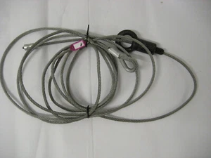 Reutlinger Drahtseilhalter Typ 80 mit Ringöse Kauschen Drahtseil 8 mm dabei (1) - Picture 1 of 6