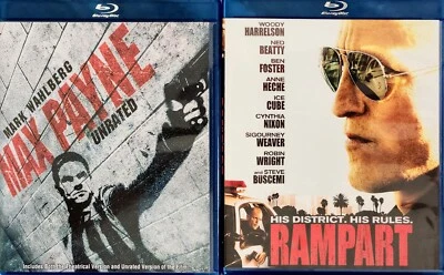 Max Payne (2008) & Rampart (2011, Blurays) Mark Wahlberg Unrated - Image 1 of 3