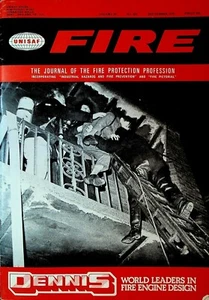 UNISAF Fire Magazine September 1976 Queen at Helsinki Fire Station West Midlands - Bild 1 von 2