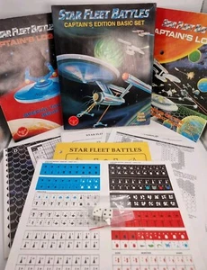 Star Fleet Battles Captains Edition Basic Game UNPUNCHED & Captains Log 10 & 11 - Picture 1 of 22