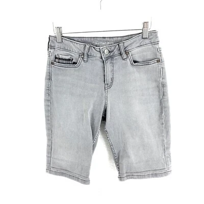 Pantalones Cortos Vaqueros Calvin Klein Gris Ciudad Cortos Talla 2 Tiro Medio Denim 28/9.5 Foto 1 de 4
