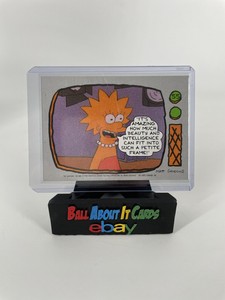 1990 Topps The Simpsons Trading Card #55 Lisa “It’s Amazing How Much Beauty…”