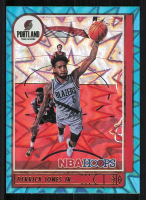 2021-22 Hoops Teal Explosion #131 Derrick Jones Jr. - Image 1 of 2