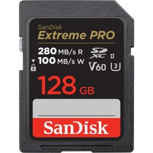 SanDisk - Extreme Pro 128GB SDXC UHS-II V60 Memory Card - Picture 1 of 6