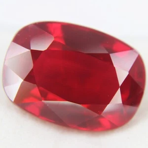 24 Ct Certified Natural Red Ruby Brilliant Cushion Cut Loose Gemstones - Picture 1 of 5