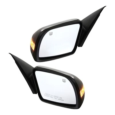 Mirror Set For 2007-2012 Nissan Altima Heated With Signal Light Paintable - Image 1 of 4