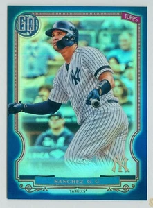2020 Topps Gypsy Queen Chrome Box Topper Indigo Gary Sanchez 149/150 Yankees - Picture 1 of 1