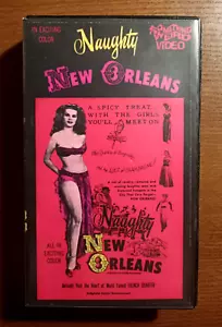 Naughty New Orleans (1962) - Something Weird Video, 1992 VHS Tape - Foto 1 di 5