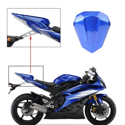 Cubierta de asiento trasero azul para Yamaha YZF-R6 2006 2007 YZF 600 R6 06 07 Foto 1 de 4