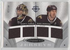 2008 Ultimate Collection Duo Jerseys 2/50 Marty Turco Mike Modano Patch HOF