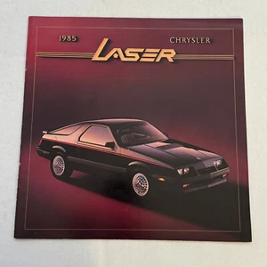 1986 Chrysler Laser Sports Car Sales Brochure Catalog Advertising XE - Picture 1 of 8