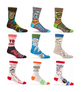 Bunte Socken UNISEX von BlueQ in Einheitsgröße 39 - 42 Fußbekleidung fies lustig - Bild 1 von 10