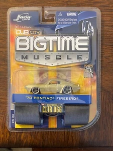 Dub City BigTime Muscle Jada 1:64 '70 Pontiac Firebird Gold 066 Wave 6 2006 1970 - Imagen 1 de 3
