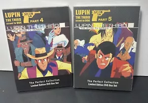 Lupin the 3rd: Second TV Box Part 4 & 5 DVD 3-Disc Sets Anime Episodes 79-130 - Foto 1 di 4