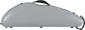 USA Fiberglass violin case SafeFlight 4/4 M-case Silver - Picture 1 of 12