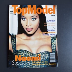 NAOMI CAMPBELL. Elle TopModel UK  No. 3. Naomi on the Cover and 24 inside pages. - Bild 1 von 20
