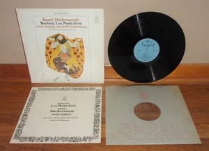 BERLIOZ-Les Nuits-RAVEL-Sheherazade-JANET BAKER-Barbirolli-Angel 1st NM-/NM lp! - Picture 1 of 8