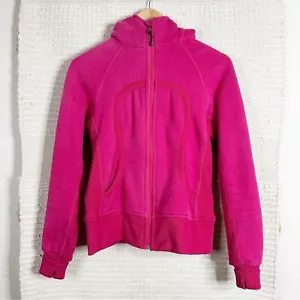 LULULEMON hot pink Scuba zip front jacket 6 - Picture 1 of 13