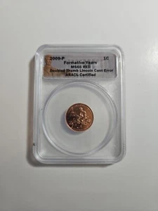 2009-P 1C ANACS MS65 RD US Formative Years Double Thumb DDR Error 31A - Picture 1 of 5